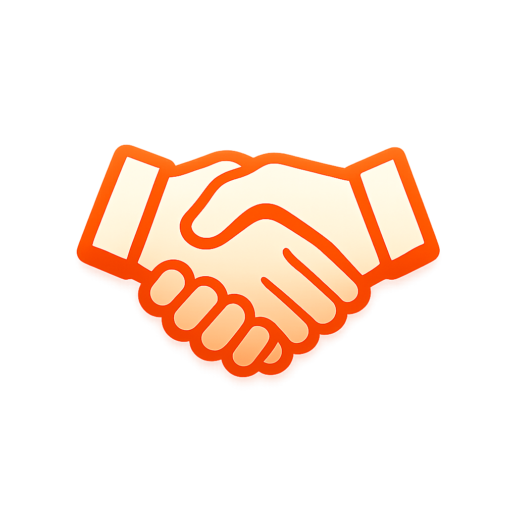 Uścisk dłoni - umowa